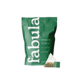 Fabula Focus Herbal Tea: Organic Green Tea, Calendula, Apple, Ashwagandha, Improving Focus and Mental Alertness, 20 sachets