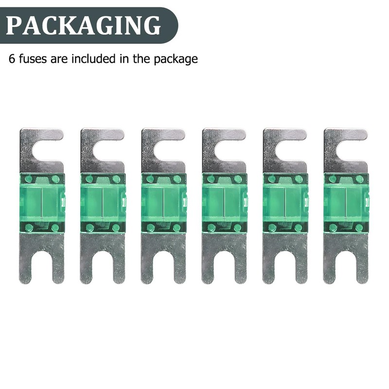 CGEAMDY Pack of 6 Mini ANL Fuse Multipack, Audio Video