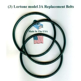 Rockhound's 1st Choice Replacement Drive Belts for Lortone 3A Rock Tumbler- 3 Pack (B1000-231)