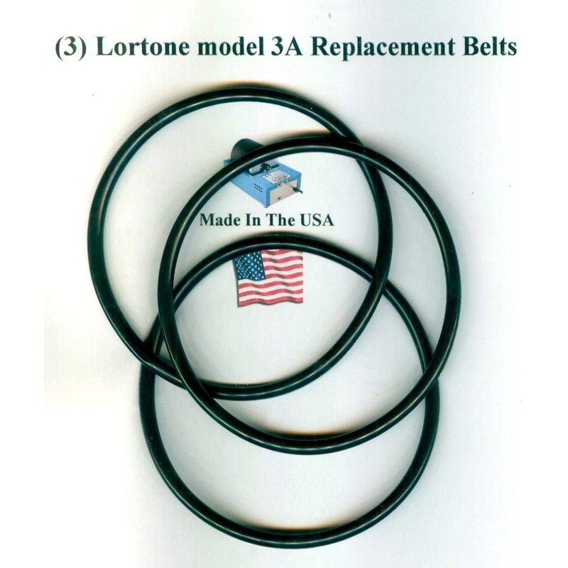 Rockhound's 1st Choice Replacement Drive Belts for Lortone 3A Rock