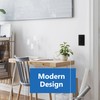 LIDER Black Minimalist Decorator Switch, Frameless Light Switch, On/Off Rocker