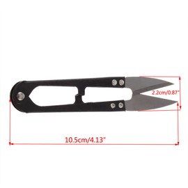 yueton Pack of 5 Craft Sewing Scissors, U Shape Scissor Beading Thread Cutter Clothes Thread Embroidery Cross-Stitch Craft Scissors, Fishing Line Scissors