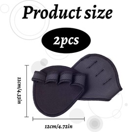 ZXNJA 1 Paar Griffpolster Kraftsport, Griffpads Krafttraining, Griffhilfen Kraftsport, Griffpolster, Grip Pads Gym, Griffpads Als Alternative Zu Trainingshandschuhen Für Maximalen Griff