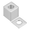 uxcell Square Washer, 20pcs M8x20x20x2mm 304 Stainless Steel Square Plate