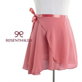 Rozenthaler Chiffon Wrap Skirt for Hobby Ballet, Balletcore Style, Dancewear, Adult Ballet Skirt Ballet Wrap Skirt Sky Blue/S