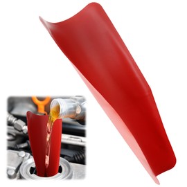 Foldable Flexible Oil Funnel, Form a Funnel Easy to Clean for Automotive Oil Change, Oil Draining Tools for Lawnmower Snowplow Truck Motorcycle