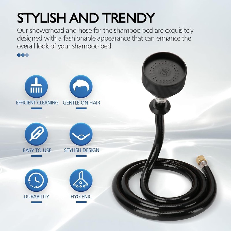 LukLoy 2 Pack UPC Certified Salon Shampoo Bowl Sprayer Head
