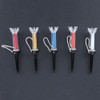 Golf Tee, 5Pcs 90mm/79mm Durable Flexible Magnetic Plastic Golf Tee