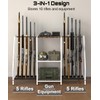 Mondazie Double-Side Gun Rack Stand, Vertical Rifle Display Holder with