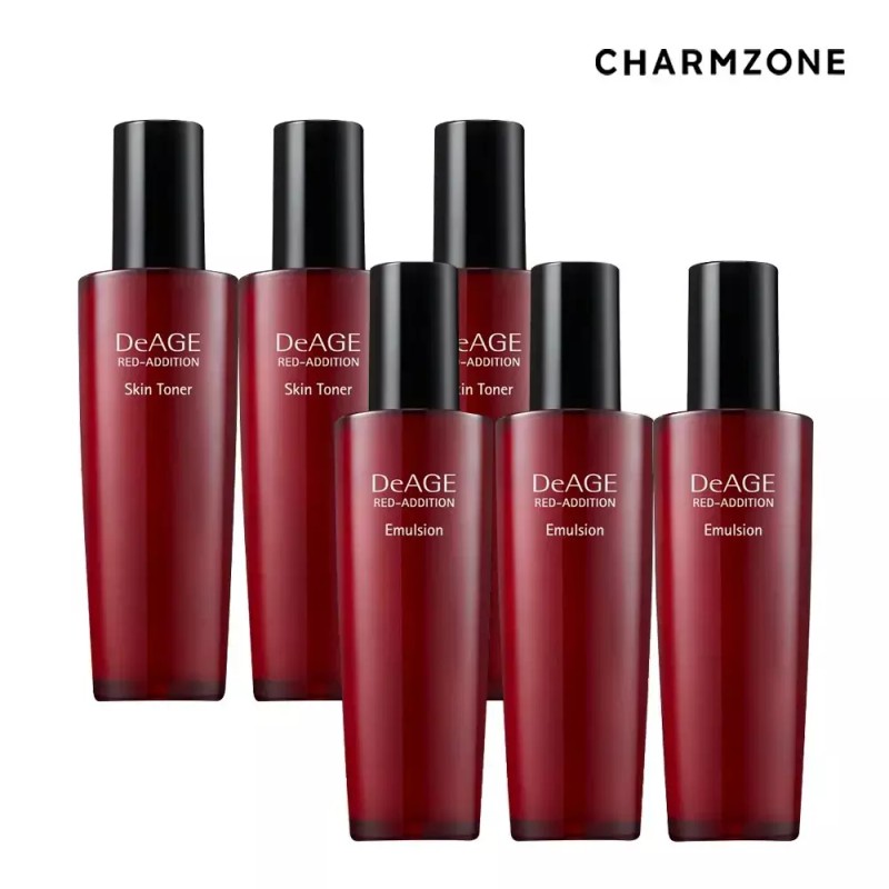 D.A 디에이지 레드에디션 6종세트(스킨3+에멀전3) D.A.G Red Edition 6 Piece Set