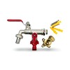 Wärmer System Double Duo Outlet Garden Tap with 15mm Brass