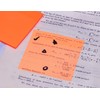 ONLYKXY 4 Pack Transparent Sticky Notes 7.6x7.6CM Self-Stick Book Tabs
