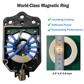 GOOZEEZOO 1:1 Balun Antenna 2000W, 1-54MHz Shortwave Current Balun for Dipole Antenna CW FM AM FSK FT8 SSB, Inverted V, and Positive V for High Power