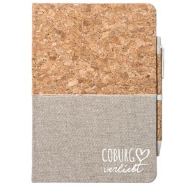 Huuraa Notizbuch A5 Coburg verliebt Geschenk 80 Blatt inkl. Kugelschreiber Tagebuch Coburg Geschenkidee