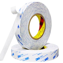 Double-Sided Tape, Removable Tape for Walls, Posters, LED Strips, Car Decoration, Home, White (32Ft x 047In)