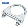 2 Pcs 45mm(1-3/4") Exhaust Clamp, Muffler U-Bolt Clamps, Special Clamp