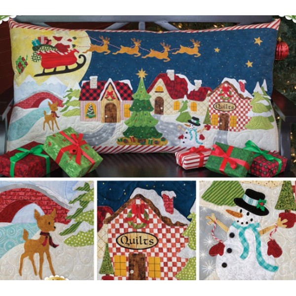 Shabby Fabrics Christmas Eve Pillow - Pattern