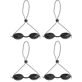 YUSHOW 4 Pcs Solarium Glasses, Tanning Goggles Sunbed Eye Protection Laser Safety Glassesfor Women Sun Bed Tanning Eyewear Sunbed Glasses for Sunbathing IPL LED Light Proces s