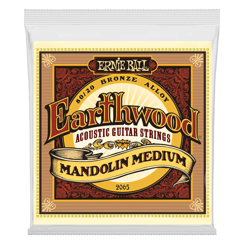 12 PACK Ernie Ball Earthwood Mandolin Medium Loop End 80/20