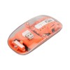 Wireless 2.4G Bluetooth Transparent Mouse 2400 DPI Rechargeable 400mAh RGB