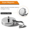 DIYMAG Magnetic Hooks,110 lb Heavy Duty Strong Magnet with Hook