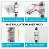 KNMIPJD Solar Panel Disconnect Switch，400V 50Amp Solar Breaker， IP65 Outdoor