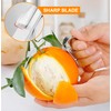 2 Pack Peeler, Lemon Peeler and Orange Peeler, Stainless Steel