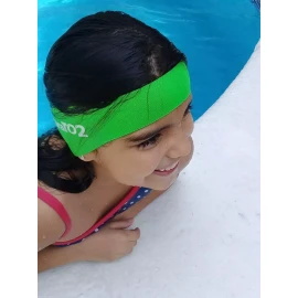 PARATO2 Kit Banda Diadema Natación Con Tapones Incluidos Niños 3-12