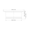 Kitchen Extended Sink Flange Stainless Steel Deep Sink Flange with