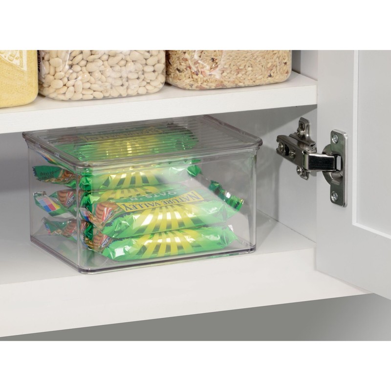 iDesign Recycled Plastic Pantry and Kitchen Storage, Freezer and Fridge
