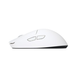 AIM1 Shigure White Wireless Mouse, Symmetrical, 1.6 oz (45 g), 8000 Hz, 26000 DPI LOD Setting, PAW3395, 80 Hour Operation, Supports Both Wireless and Wired