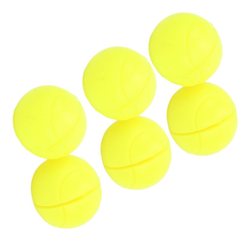 6 Pcs Tennis Racket Damper Silicone Shock Absorber Tennis Ball