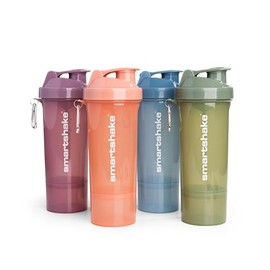 Smartshake Protein Shaker Bottle for Protein Mixes - 4 Pack - 13.5 oz | Shaker Cups for Protein Shakes | Blender Bottle Shaker | Protein Shaker Bottle