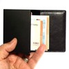 WAVEPIRATE® Stucco Black Wallet Slim Wallet with RFID Protection -