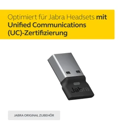 Jabra Bluetooth Adapter/Dongle 'Link 380a UC' mit USB-A, Schwarz