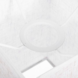 SUPVOX Linen Lampshade Floor Lamp Table Bedside Lampshade Ceiling Light Lamp Cover E27 The Fabric Household