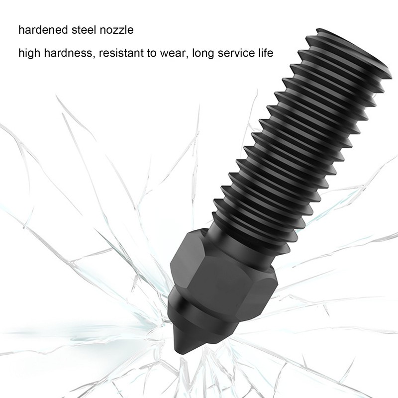 4Pcs Extruder Nozzles for CR K1 Hardened Steel Smoothing Durable