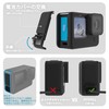 FitStill GoPro Hero12/11/10/9 フレームタイプのカメラ保護アクセサリー カメラフレーム サイドカバーとレンズカバー付き コールドシューアダプターと互換性があります