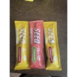 SEEQ Clear Protein Singles Strawberry Lemonade Two Of Them & One Watermelon Wave
