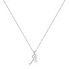 Yoosteel Sterling Silver Initial Necklaces for Women, 925 Sterling Silver