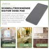 Absorbent Diatomite Coasters for Bathroom - Pack of 6 Water