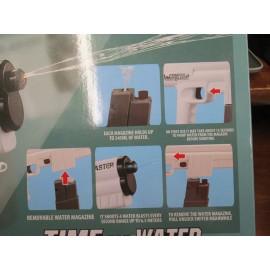 PIXATA Motorized Water Blaster REMOVABLE MAGAZINE High Capacity WHITE