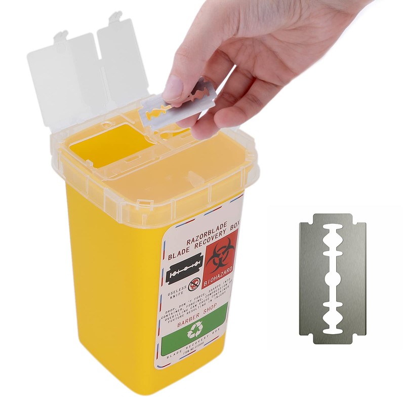Blade Disposal Box, Disposal Blade Container, Blade Container for Beauty