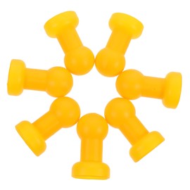 GANAZONO 12pcs Durable Trampoline Pole Caps Easy to Install Replacement Accessories for Trampoline Enclosure Poles Safety Design for Use