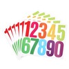 HASWARE Mailbox Numbers: 6 Sheets Number Stickers - Waterproof and