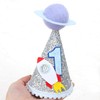 BASCT Outer Space Birthday Crown - Rocket First Trip Around