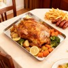 Set of 3 Baking Sheet, Stainless Steel Cookie Sheet Baking