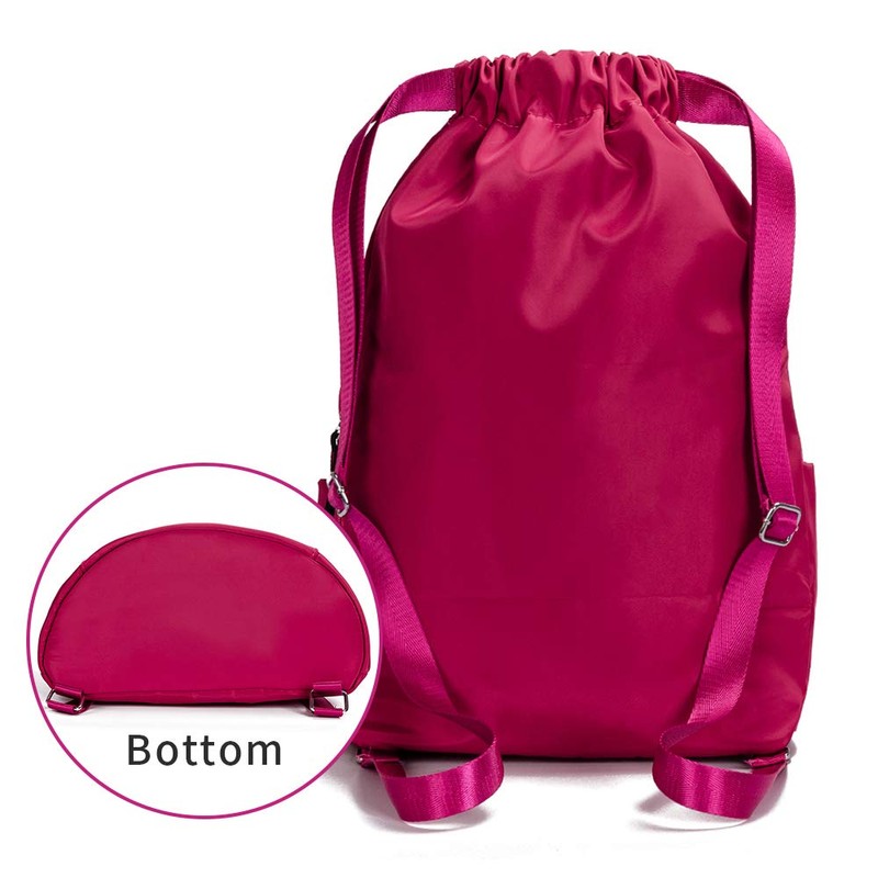 ZOORON Waterproof Drawstring Gym Backpack Bag for Men & Women,