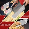 HaSteeL Metal Spatula Set of 5, Stainless Steel Grill Spatula