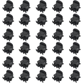 FKKFSS 30Pcs Mini Hair Clips丨Non-slip Hair Clips, Durable Hair Accessories for Girls and Women, Suitable for Multiple Hairstyles, Styles (Black/Brown/Clear) (Black)